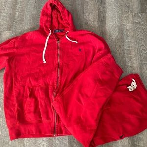 Ralph Lauren Polo Men’s Hoodie Sweat Suit